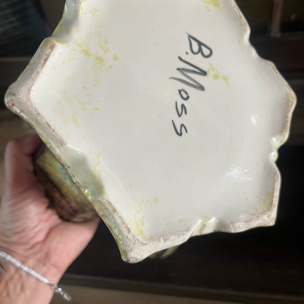 Floral Ceramic Pitcher - Picture 4 of 5